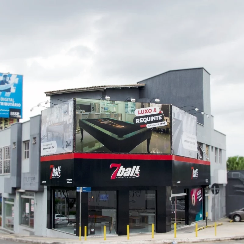 Fachada da loja 7Ball em Goiânia