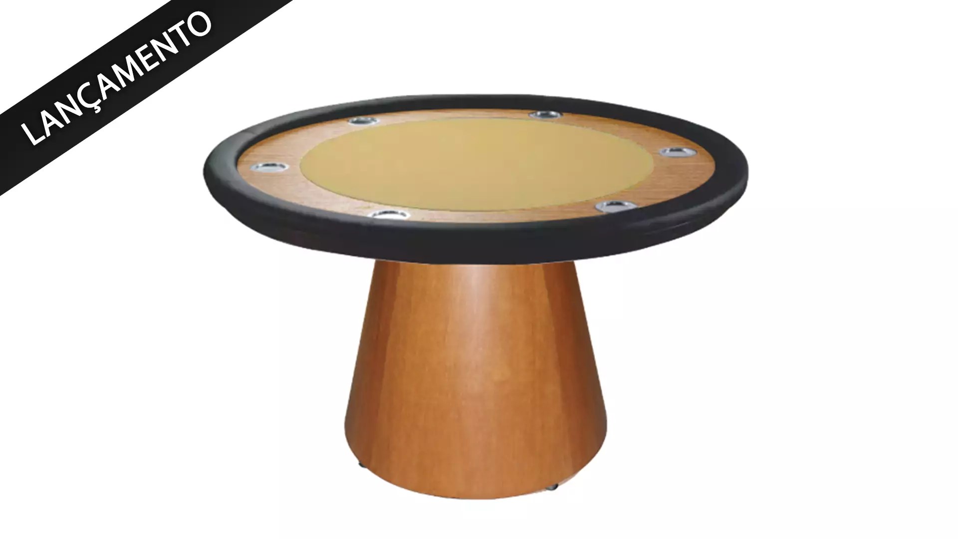 Mesa de carteado Singapura 7Ball redonda