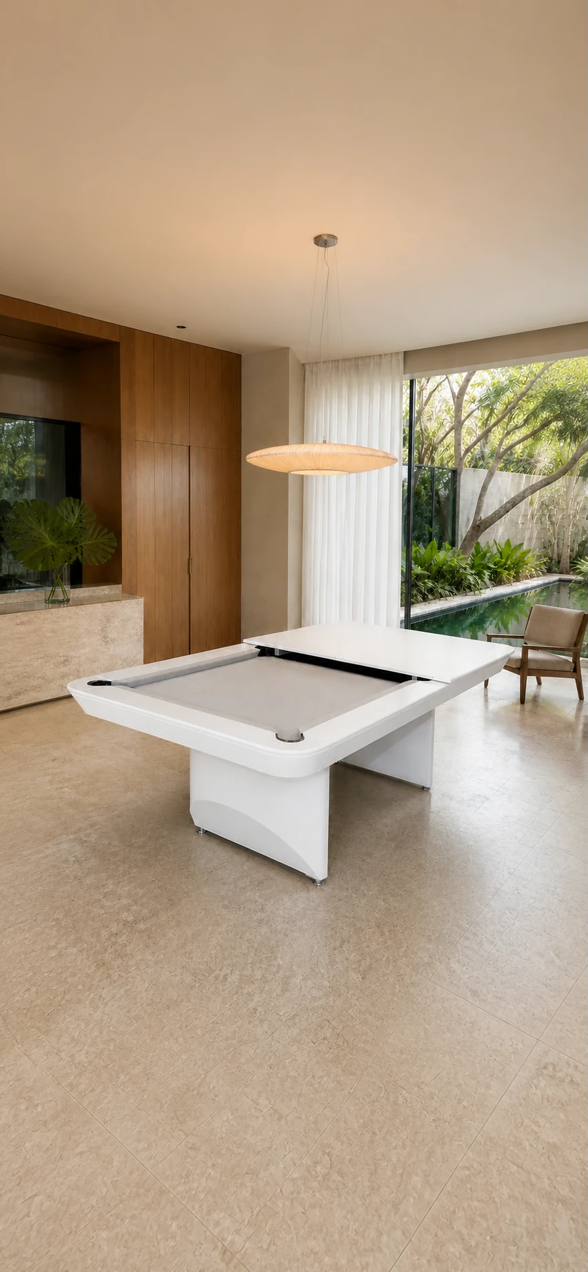 Jantar & Sinuca 7Ball em ambiente