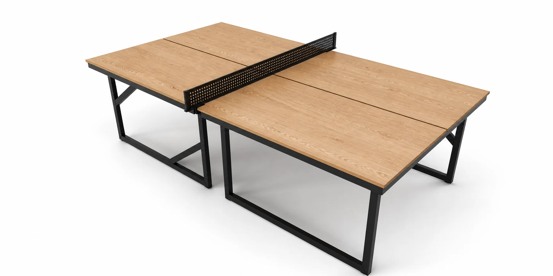 Detalhe da estrutura reforçada da Mesa de Tênis de Mesa 7Ball
